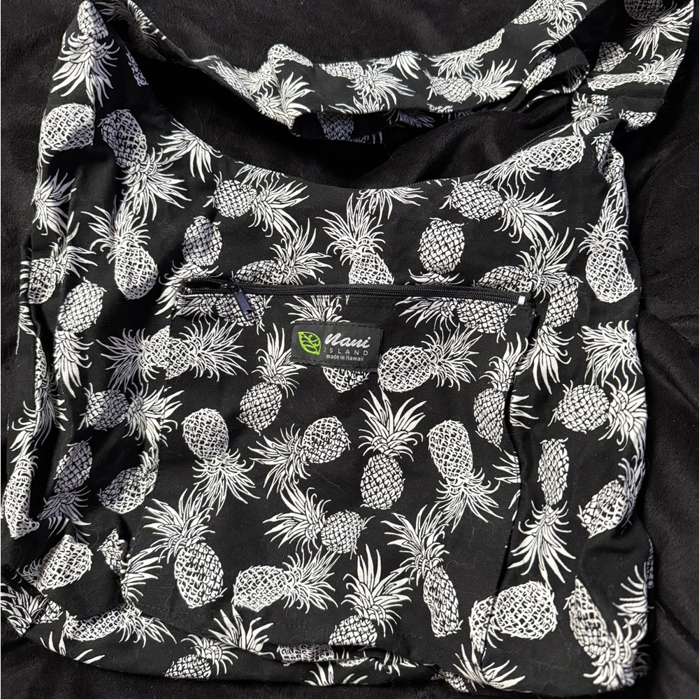 🧚🏻‍♀️ Nani Island Pineapple Shoulder Bag Boho Tropical Hawaiian Tote 🍍 - Picture 4 of 6